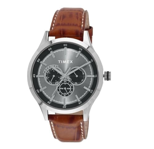 TIMEX Round 43mm Silver Dial Analog Men Watch - TW000T308