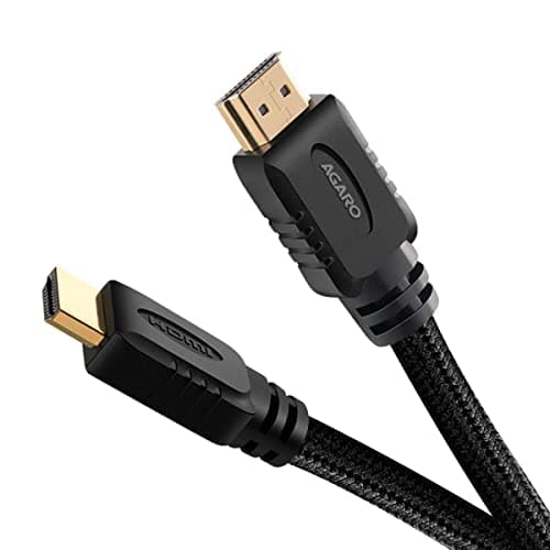 AGARO HDMI Cable 2 Meters, Premium High Speed 18Gbps, 4K@60Hz Support HDR, 3D, ARC, HDCP 2.2, Cotton Braided Cord for PS5/PS4/Xbox/Apple TV/Projector