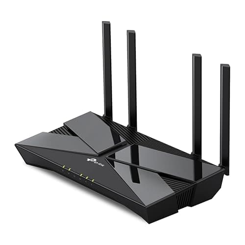 TP-Link XX530v AX3000 Wi-Fi 6 XPON Wireless Router | Black | Dual Band 2.4GHz & 5GHz | 4 Fixed High-Gain Antennas | 4 Gigabit LAN Ports | 1 VoIP Port | SC/APC Fiber Port | Easy Remote Management 2