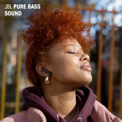 JBL Wave Flex 2 in-Ear Wireless Earbuds (TWS) with Mic,4 mics for Crisp & Clear Calls,40 Hours Battery,Ip54 Water&Dust Resistance,Multi-Point Connection (Black) 3