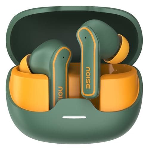 Noise Pop Buds Truly Wireless Earbuds with 50H of Playtime, Quad Mic with ENC, Instacharge(10 Min=150 Min) Bluetooth V5.3(Forest Pop) True Wireless