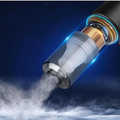 IDELLA Handheld Car Vacuum Cordless, Portable Car Vacuum with 21000pa High Power Suction, Batteries Long Endurance, 18v/120w Mini Vacuum Cleaner for Car, Home, Office, Pet (Small) 5