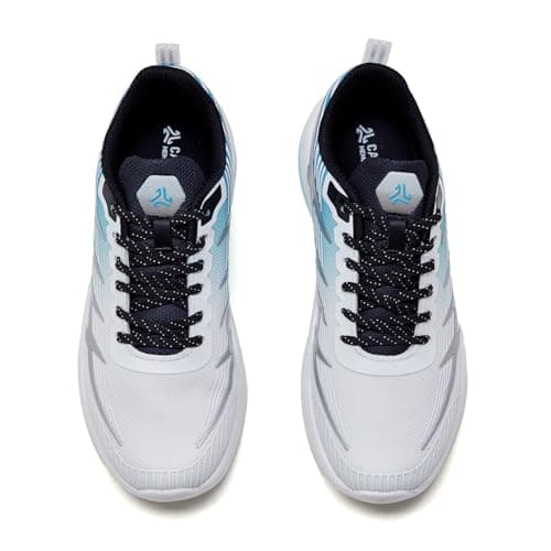 Campus Men's RELTO White/Scuba Blue Running Shoes - 8UK/India 1 Pair 4