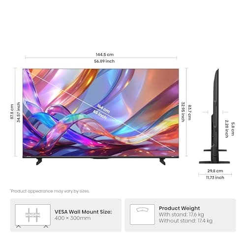 Hisense 164 cm (65 inches) E8S Series Hi-QLED MiniLED Smart TV 65E8S (Black) 2