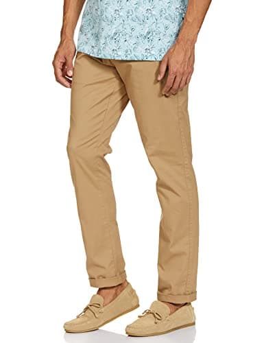 Max Solid Trouser, Khaki, 30 3