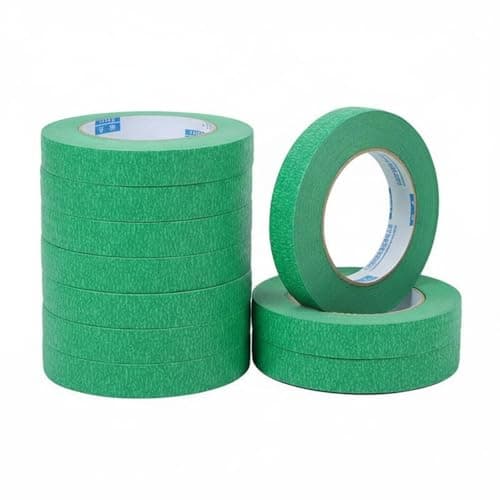 SNAPPSY Exterior Wall Painting Tape Strong Adhesion Color Separation Tape Weather-Resistant Bleed-Resistant for DIYers, Home Renovation, 6.0CM, Tube
