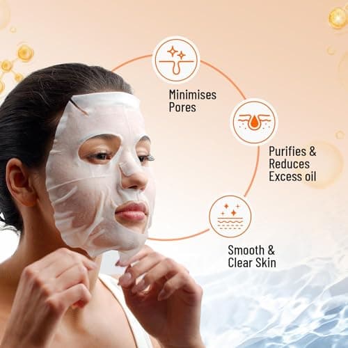 SOLDTRUE Rice Water Face Sheet Mask | Intense Hydration & Skin Soothing | Nourishing, Moisturizing, Paraben-Free Korean Beauty Mask for Healthy Glow & All Skin Types, 25g 2