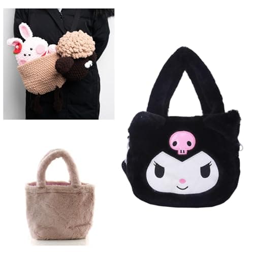 Meadawgs® Cute Purse Wallet Pouch Accessories Tote for Grils Gifts Animation Plush Bag|Clothing, Shoes & Accessories | Womens Handbags & Bags| Womens Handbags & Bags 5