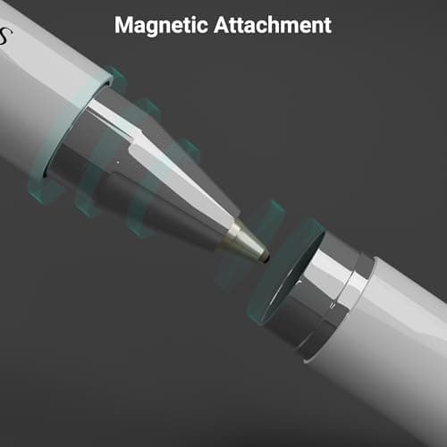 Zebronics 3-in-1 Lightweight Stylus for Touch Screen, Replaceable Disc Tip for Precision, Black Gel Pen for Notes Taking, Magnetic Body, for iPad, iPhone, Android Tablets & Phones (Stylus Lite) 6