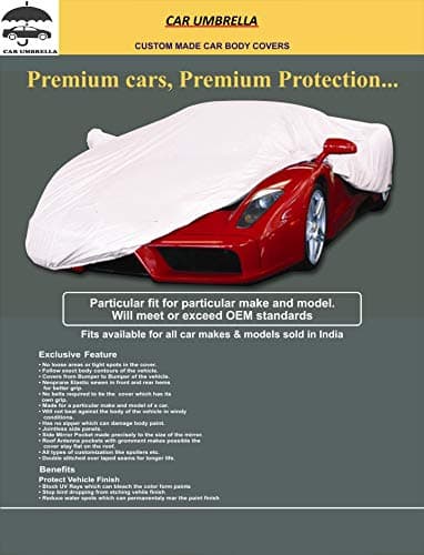 CAR UMBRELLA Duratuff DogProof Car Body Cover for Maruti Suzuki Celerio | Dustproof | Waterproof | Bottom Coated Layer | Heavy & Duarble Fabric | Protect from Pets 2