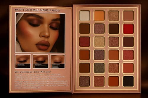 Beauzy 5 In 1 Makeup Book Palette Foldable, Portable, Long-Lasting | All-In-One Set With Contour, Blush, Highlighter & Eyeshadow | Universal Shades For All Skin Tones & Looks (Fashion Edition) 3