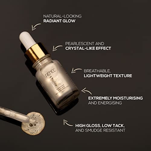 RENEE Face Gloss Highlighting Strobe Serum, Hyaluronic Acid Hydration & Illumination, Paraben-Free, Vegan, Lightweight, Non-Greasy Hydrating Serum for Radiant, Dewy Skin 3