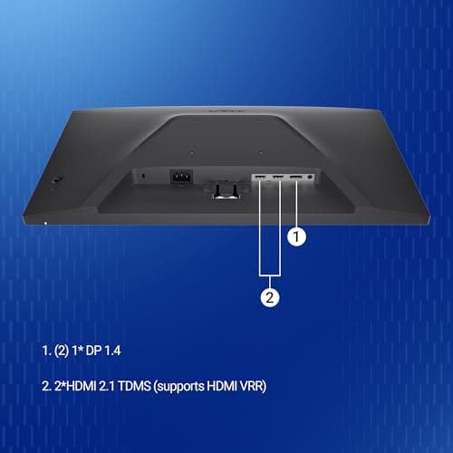 Dell SE2425HG 23.8" FHD IPS Gaming Monitor, 200Hz Refresh, 3side narrow bezels, 1ms GtG, AMD FreeSync Premium,HDR 10,300nits, 1000:1 Contrast, 99% Srgb, Tilt, 2*HDMI 2.1 TDMS(supports HDMI VRR),DP 1.4 5