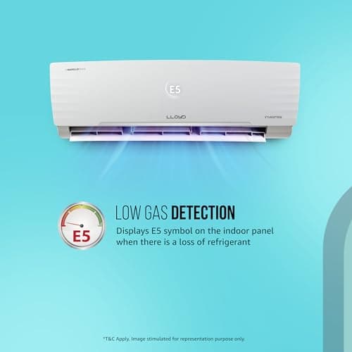 Lloyd 1.5 Ton 5 Star, Inverter Split AC (5 in 1 Convertible, Cools Even at 52°C, Smart 4 Way Air Swing, Turbo Cool, Anti Corrosion Coating, 100% Copper, White, GLS18I5KWGGW) 5