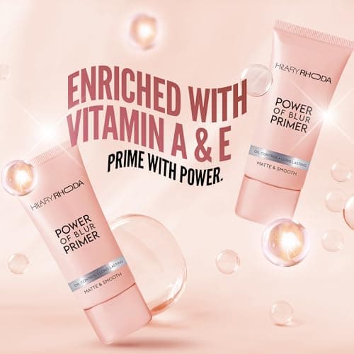 Hilary Rhoda Power of Blur Primer for face | Silicone-Based & Pore Filling | Matte Finish, Oil Control, Waterproof & Vitamin Enriched | 30ml 4