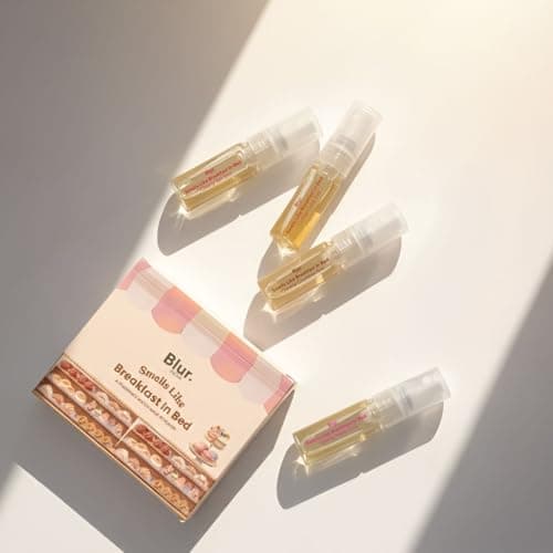 Blur India Breakfast in Bed EDP Discovery Set | Pack of 4 Miniature EDPs for Women & Men | 5ml Each