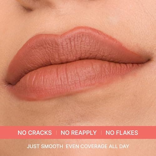 Iris Cosmetics Matte Liquid Lipstick – Made Her Do It – Her Dark Side (Deep Wine Brown) | Transfer-Proof, Smudge-Proof, Long Lasting, High Pigment, Lightweight, Smooth Matte Finish Lip Color 5
