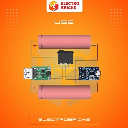 Electrobricks Ni MH AAA 1.2V 700mAh Rechargeable Cell (2) 4