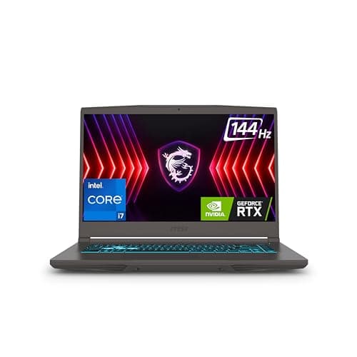 MSI Thin 15, Intel 12th Gen. Core i7-12650H, 40CM FHD 144Hz Gaming Laptop(16GB/512GB NVMe SSD/Windows 11 Home/NVIDIA GeForce RTX 2050,GDDR6 4GB/Cosmos Gray/1.86Kg), B12UCX-1694IN