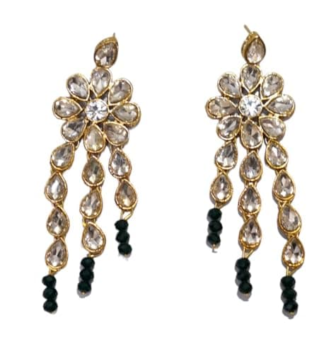 SareeSwarg Alloy Fashion Jewellery Necklace Set with Earing for Women Girls 4