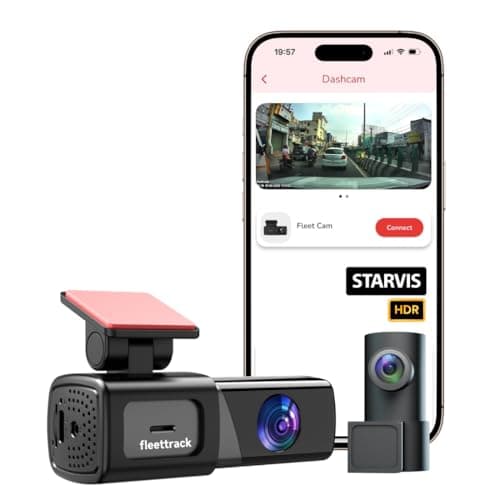 Fleettrack F9 Dual DashCam for Car | 4K Front + 1080P Rear | Sony STARVIS IMX335 | 5.8GHz WiFi | 1.47” IPS Display | G-Sensor | Parking Mode | 140° Wide Angle | 512GB Support