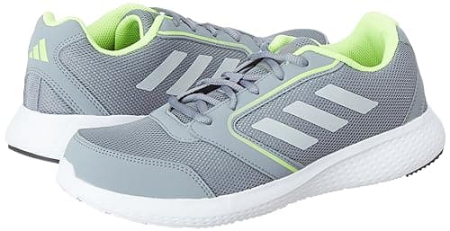 adidas Mens Fluento M MLEAD/Stone/LUCLEM Running Shoe - 10 UK (IQ8965), Grey 2