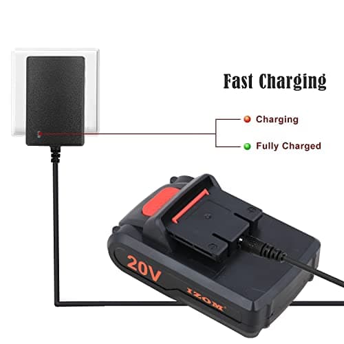 IZOM IZ-CDK-20V Cordless Drill Machine Kit With Multiple Torque Settings & A Keyless Chuck for Automatic Spindle Locking 5