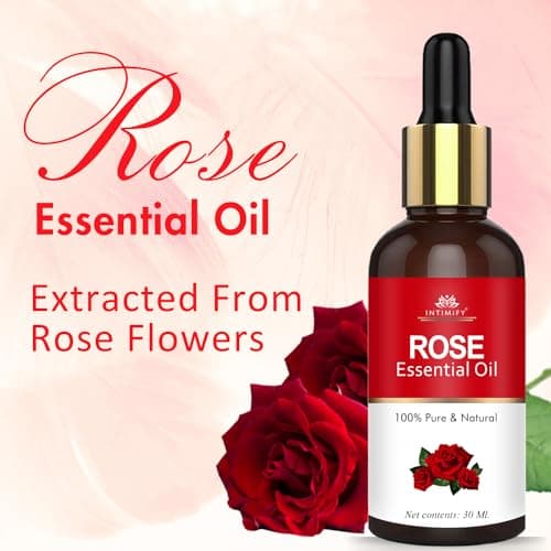 INTIMIFY Rose Essential Oil, For Face, Skin, Hair Growth, Diffuser, Soap Making 30 ml 2