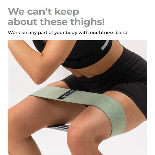 Lifelong Anti Slip Fabric Resistance Band for Workout | Medium Resistance | Exercise | Gym | Pullup Band | Stretching Band for Exercise, Physio, Yoga, Training | Theraband 2