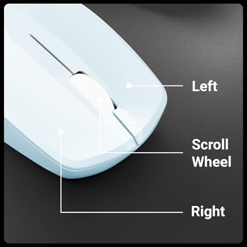 Zebronics Wireless Mouse, 2.4GHz, 3200 DPI, 3 Buttons, Comfortable & Ergonomic, USB Nano Receiver, On/Off Switch, Power-Saving Mode, Works on Most Surfaces, for Mac | Laptop | Computer (Freego, Blue) 4