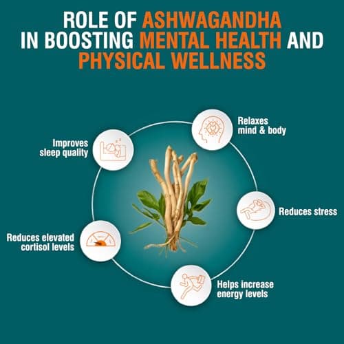 Himalaya Ashwagandha - General Wellness Tablets, 60 Tablets | Stress Relief | Rejuvenates Mind & Body 3