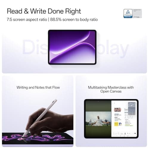 OnePlus Pad Go 2, 30.73 cm (12.1 inch) 2.8K Display, Dolby Vision™, 120Hz Refresh Rate, Quad Speakers, AI, 10050 mAh Battery, Wi-Fi Tablet, 8GB RAM 128 GB Storage, Shadow Black 4