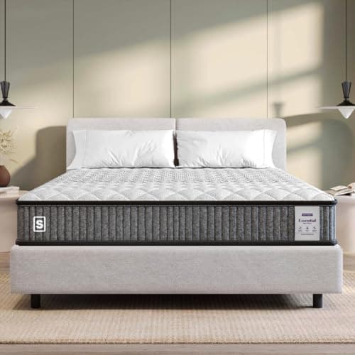 Springwel Essential Reversible 4 Inch Mattress | 15 Yrs Warranty | HR Foam | Medium Firm Quilted Mattress with Breathable & Anti Microbial Bamboo Charcoal Fabric Cover | Single Size (72X36X4) Inches 5