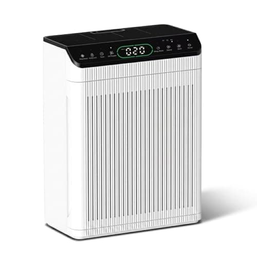Reffair LivAir Home Air Purifier with Plasma Protect technology, TRUE HEPA Filter with Activated Carbon, Removes 99.97% Pollutants & Allergens, AQI Display, Aromatherapy Function