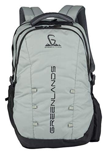 GREENLANDS Quad Sleek Work Backpack - Light Grey, Professional Padded Laptop Bag for Office, Business & Daily Commute, Spacious & Durable