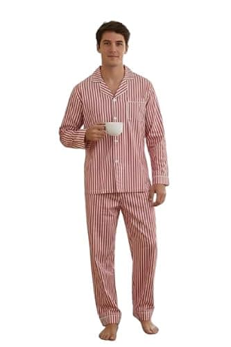bellababebysk Super Soft Cotton Nightsuit from | Multipocket | Sizes S-3XL | India's Most Chosen Nightwear (Red Stripe, 2XL)