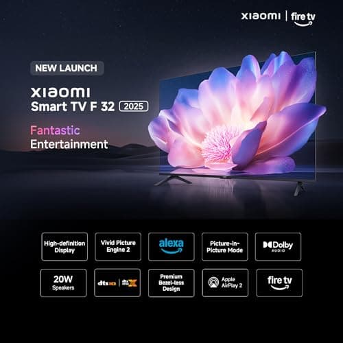 Xiaomi 80 cm (32 inch) F Series HD Ready Smart LED Fire TV L32MB-FIN 2