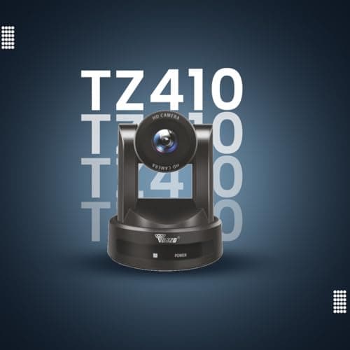 TONZO PTZ Camera TZ410 Full HD 1080P USB Camera 10X Optical Zoom Auto Focus 4K Video Quality AI Auto Tracking Plug & Play for Laptop, Desktop & Interactive Flat Panels Video Conferencing. 3