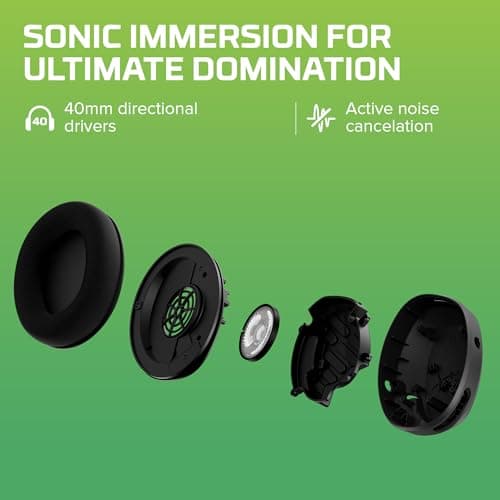 HyperX CloudX Stinger 2 Core - Official Xbox Licensed Gaming Headset, Lightweight Over-Ear headsets with mic, Swivel-to-Mute Function, 40mm Drivers (6H9B7AA), White 3