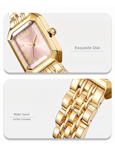 CLEO Be Bold Be You Gold Luxe Fashion Watch for Women | Jewellery Style Bracelet Watch (272) 5