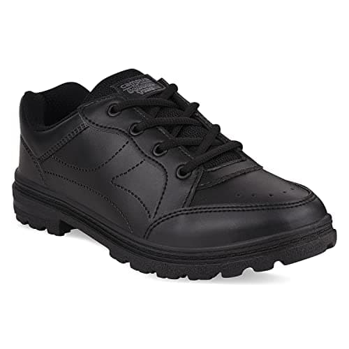Campus Child CS-63B BLK School Shoes - 3UK/India 1 Pair
