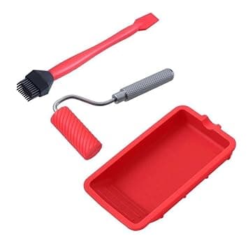 Home Renovation Painting Kit: Silicone Roller Brush & Tray for Smooth Walls & Efficient Painting