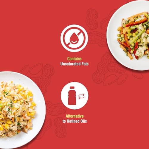 Dabur Cold Pressed Groundnut Cooking Oil - 1L | Rich in antioxidants | Good for Heart health | Enriched with MUFA & OMEGA 6 PUFA | Aroma of Purity 4