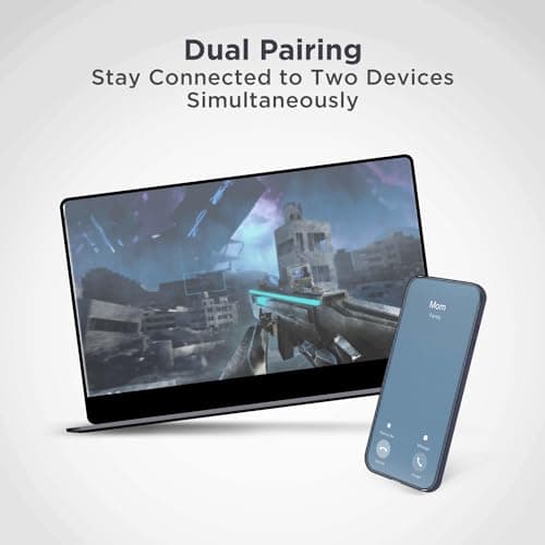 Boat Rockerz 235 Pro Wireless Bluetooth Neckband in Ear Earphone, Upto 20 hrs of Playtime, Beast Mode, Low Latency, IPX5 Water & Sweat Resistance, ENx Technology, Bluetooth v5.2(Active Black) 5