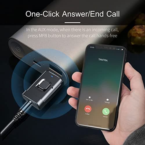 TANTRA BlueMe Bluetooth Receiver for Car Transmitter for TV Wireless Adapter Bluetooth Dongle Car Bluetooth Device 5