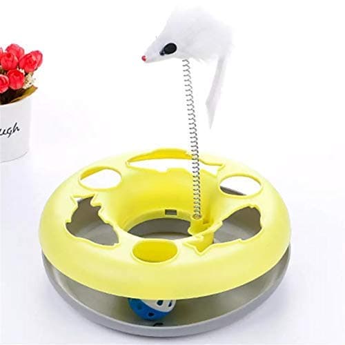 RvPaws Cat Wand Stand Teaser Toy, Interactive Cat Toy with Spring & Mouse | for Kittens & Cats (Colour May Vary) 5