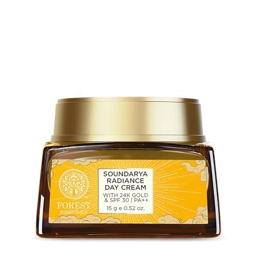 Forest Essentials Day Cream 24K Gold SPF30, Hydrating Moisturiser & Mashobra Honey Face Wash – Anti-Ageing, Brightening, All Skin Types, Natural & Ayurvedic 2