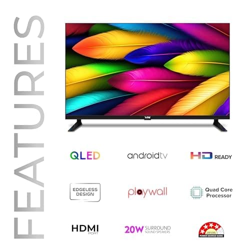 VW 80 cm (32 inches) OptimaX Series HD Ready Smart QLED Android TV VW32AQ1 2