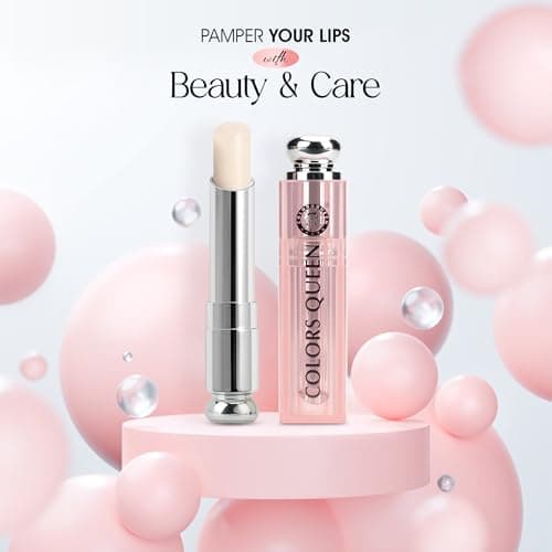 Colors Queen Lip Glow Color Changing Lip Balm | Instant Hydration, Nourishing Formula Gives Sheer Pink Tint | Repairs Damaged Barrier | Lip Balm for Dry & Chapped Lips - 3.2g 5