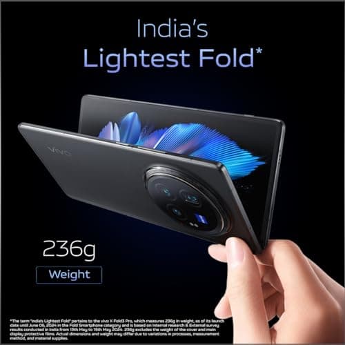 vivo X Fold3 Pro 5G (Celestial Black, 16GB RAM, 512GB Storage) with No Cost EMI/Additional Exchange Offers 5
